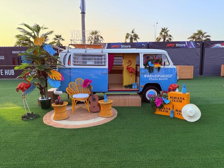 Van Photobooth: F1 Abu Dhabi Grand Prix, Yas Marina Circuit