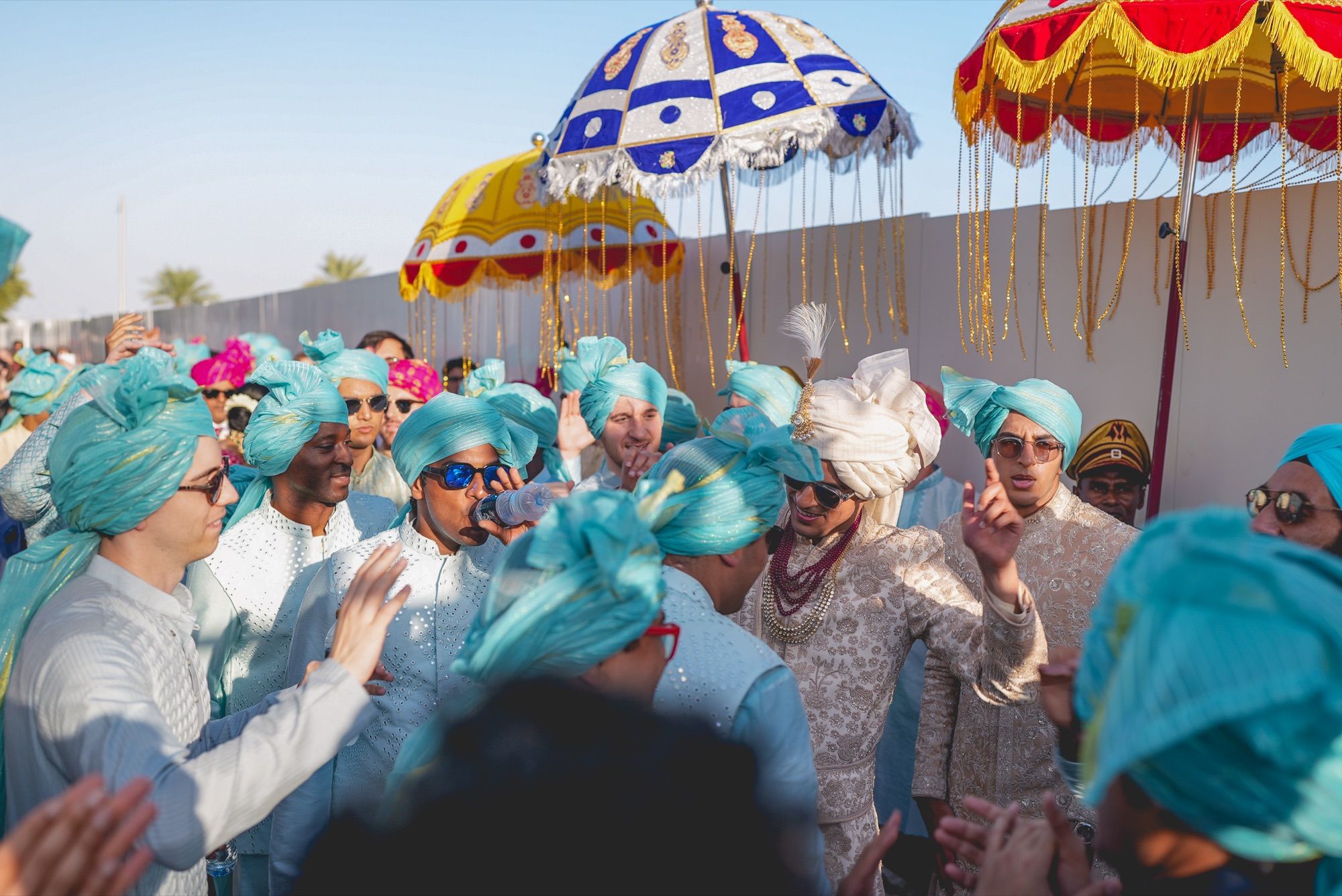 Indian wedding baraat